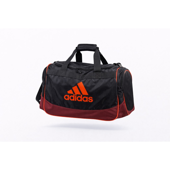 Adidas Other - Adidas Medium Size Duffle Gym Bag Black/Orange Sports Travel Carry On